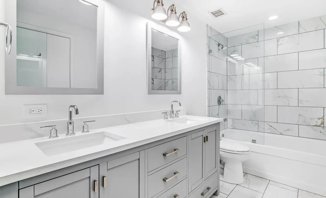 modern bathroom remodel